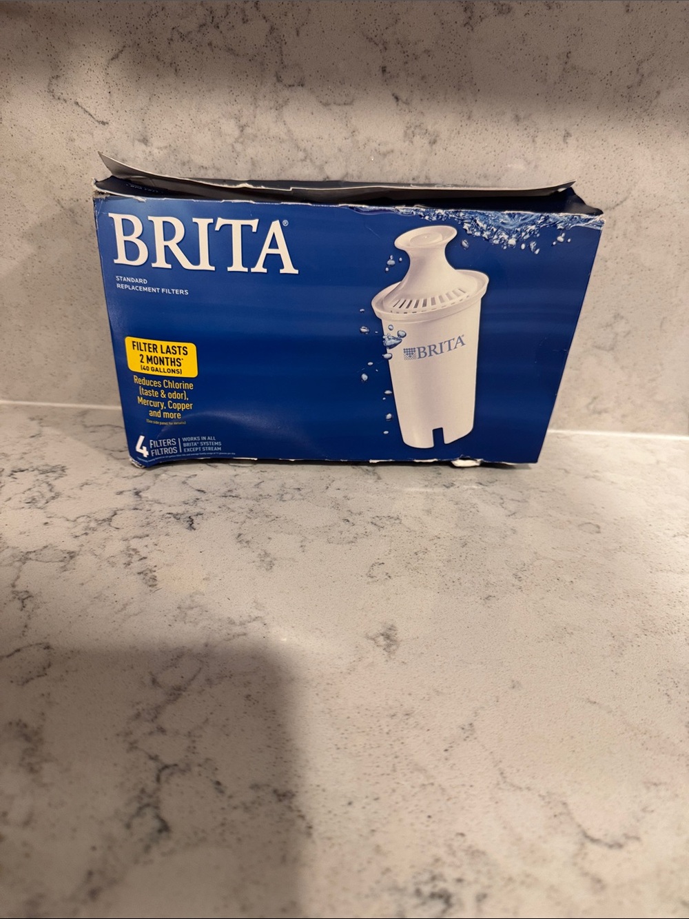 3/$30! 🛍️ 3-Pack Brita White Replacement Water Filters - Blue Packaging